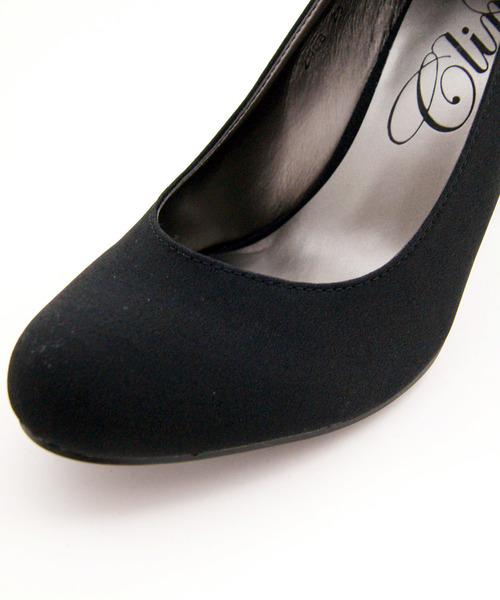 PourVous（プールヴー）の「ラメ バック リボン パンプス結婚式  フォーマル オケージョン 同窓会（パンプス・レディース・ベージュ/ブラック・23.5cm/24.0cm/23.0cm/24.5cm/22.0cm/22.5cm/25.0cm/21.5cm）」の5枚目の写真