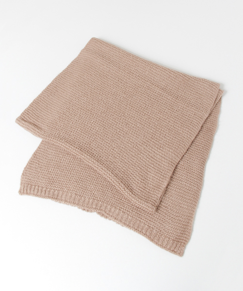 KBF(ケイビーエフ)の「KBF ニットマフラー(マフラー・レディース・モカ/グリーン/グレー/ライトベージュ・ONE)」の5枚目の写真