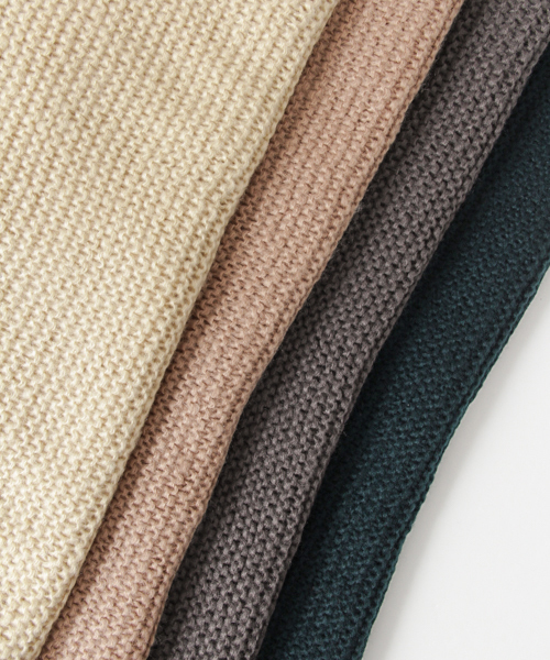 KBF(ケイビーエフ)の「KBF ニットマフラー(マフラー・レディース・モカ/グリーン/グレー/ライトベージュ・ONE)」の9枚目の写真