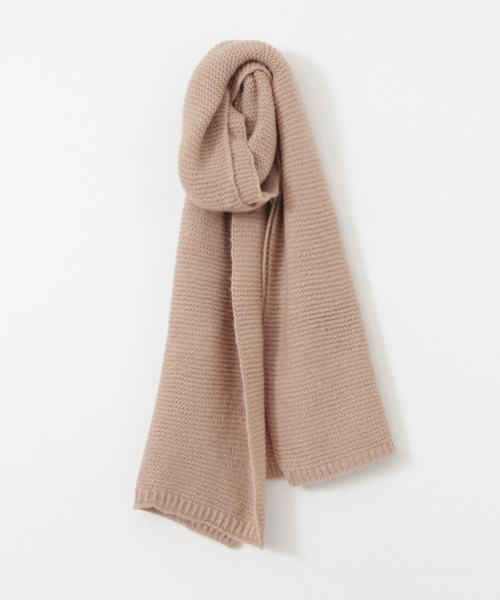 KBF(ケイビーエフ)の「KBF ニットマフラー(マフラー・レディース・モカ/グリーン/グレー/ライトベージュ・ONE)」の11枚目の写真