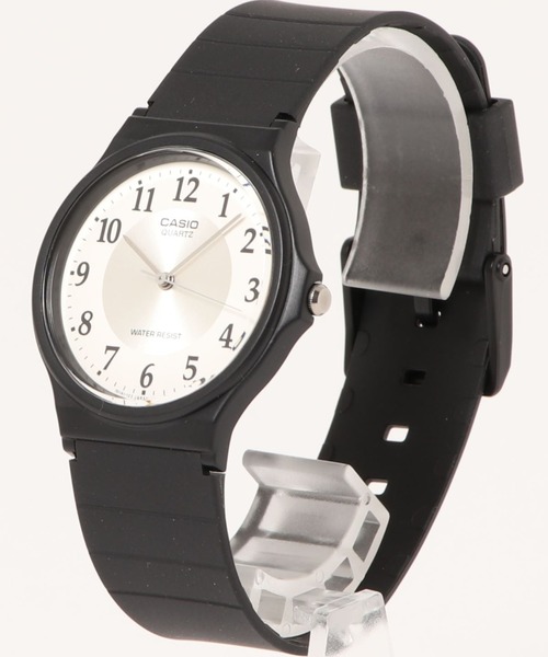 CASIO(カシオ)の「CASIO カシオ/ スタンダード アナログクォーツ ラウンドフェイス腕時計 日常生活防水 /// MQ-24シリーズ(アナログ腕時計・メンズ・ブラック×ブラック/ブラック系その他/ブラック×ホワイト/ブラック×ゴールド/ブラック/ブラック系その他2/ブラック系その他3/ブラック系その他4/ブラック系その他5/ブラック×シルバー/ブラック系その他6・FREE)」の18枚目の写真