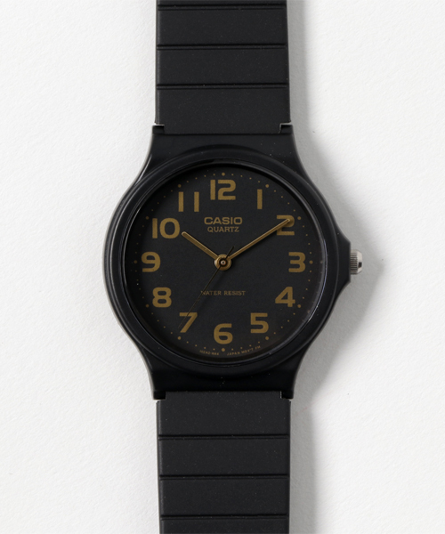 CASIO(カシオ)の「CASIO カシオ/ スタンダード アナログクォーツ ラウンドフェイス腕時計 日常生活防水 //// MQ-24シリーズ(アナログ腕時計・メンズ・ブラック×ブラック/ブラック系その他/ブラック×ホワイト/ブラック×ゴールド/ブラック/ブラック系その他2/ブラック系その他3/ブラック系その他4/ブラック系その他5/ブラック×シルバー/ブラック系その他6・FREE)」の22枚目の写真
