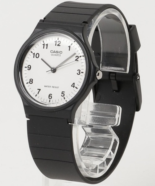 CASIO(カシオ)の「CASIO カシオ/ スタンダード アナログクォーツ ラウンドフェイス腕時計 日常生活防水 //// MQ-24シリーズ(アナログ腕時計・メンズ・ブラック×ブラック/ブラック系その他/ブラック×ホワイト/ブラック×ゴールド/ブラック/ブラック系その他2/ブラック系その他3/ブラック系その他4/ブラック系その他5/ブラック×シルバー/ブラック系その他6・FREE)」の17枚目の写真