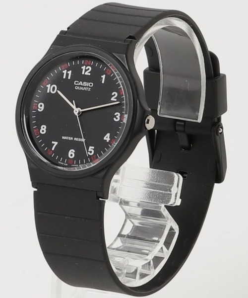 CASIO（カシオ）の「CASIO カシオ/ スタンダード アナログクォーツ ラウンドフェイス腕時計 日常生活防水 //// MQ-24シリーズ（アナログ腕時計・メンズ・ブラック×ブラック/ブラック系その他/ブラック×ホワイト/ブラック×ゴールド/ブラック/ブラック系その他2/ブラック系その他3/ブラック系その他4/ブラック系その他5/ブラック×シルバー/ブラック系その他6・FREE）」の18枚目の写真