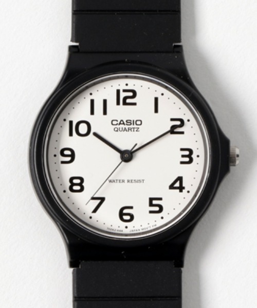 CASIO（カシオ）の「CASIO カシオ/ スタンダード アナログクォーツ ラウンドフェイス腕時計 日常生活防水 //// MQ-24シリーズ（アナログ腕時計・メンズ・ブラック×ブラック/ブラック系その他/ブラック×ホワイト/ブラック×ゴールド/ブラック/ブラック系その他2/ブラック系その他3/ブラック系その他4/ブラック系その他5/ブラック×シルバー/ブラック系その他6・FREE）」の19枚目の写真