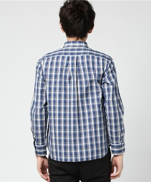 McGREGOR（マックレガー）の「形態安定ボタンダウンチェックシャツ（シャツ/ブラウス・メンズ・ネイビー/レッド/アイボリー・L/LL/M）」の5枚目の写真