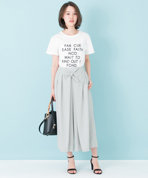 URBAN RESEARCH（アーバンリサーチ）の「 UR 前リボンタックパンツ（その他パンツ・レディース・ベージュ系その他/ブラック/グレー系その他・FREE）」の17枚目の写真