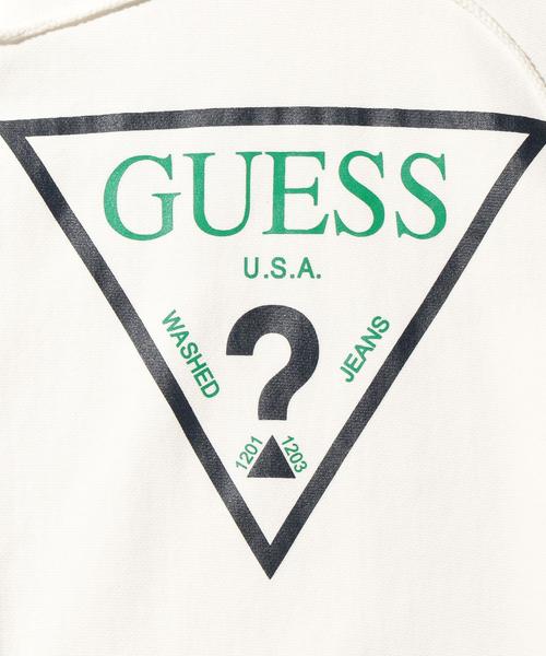 Guess(ゲス)の「<GUESS Originals> TRI LOGO SWEAT HOODY/パーカー(パーカー・メンズ・ホワイト/ブラック・LARGE/MEDIUM/SMALL)」の11枚目の写真