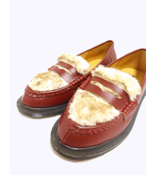 Noubel Voug Relax（ヌーベルヴォーグリラックス）の「ファー付ローファーシューズ（ローファー・レディース・ホワイト/ボルドー/ブラック・L/M/S/LL）」の4枚目の写真