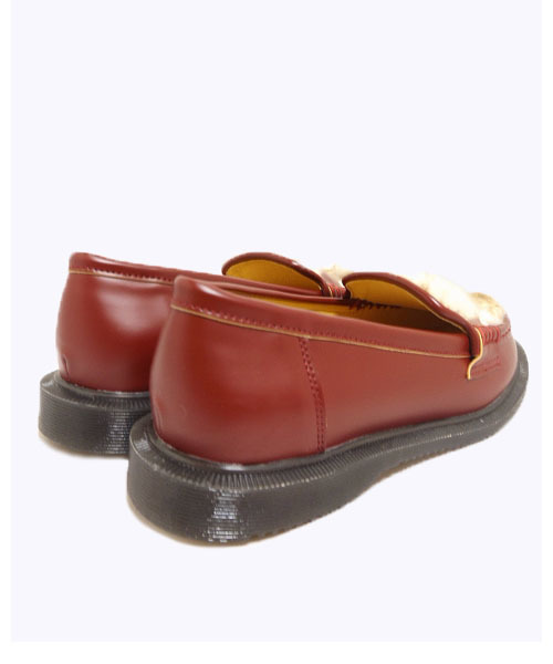 Noubel Voug Relax（ヌーベルヴォーグリラックス）の「ファー付ローファーシューズ（ローファー・レディース・ホワイト/ボルドー/ブラック・L/M/S/LL）」の5枚目の写真