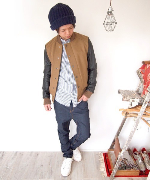 BEATJIVE(ビートジャイブ)の「ストレッチスキニーパンツ ちょいサルエルシルエット テーパード デニムパンツ コットンツイル メンズ(デニムパンツ・メンズ・ワンウォッシュ/ブルー/ベージュ/グリーン系その他/ホワイト/ブラック/ブラック系その他/グレー/その他3/カーキ/ライトブルー/ブラウン系カモフラージュ/グリーン系その他7/チャコールグレー・1/2/3)」の15枚目の写真