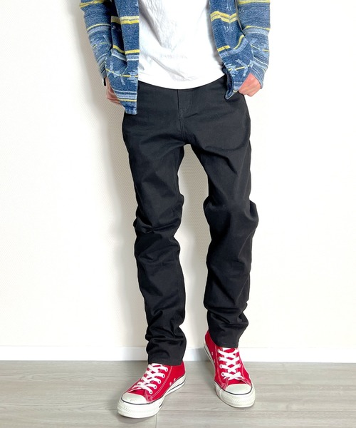 デニム　ソフトサルエルテーパードパンツ　amuy trysbay BOTTOMS | AMUY TRYSBAY