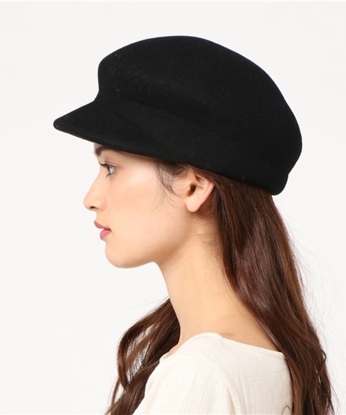 Andemiu（アンデミュウ）の「フェルトマリンキャスケット776870（キャスケット・ブラック/グレー・FREE）」の3枚目の写真