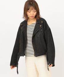 Another Edition | デニムライダースジャケット(ライダースジャケット)