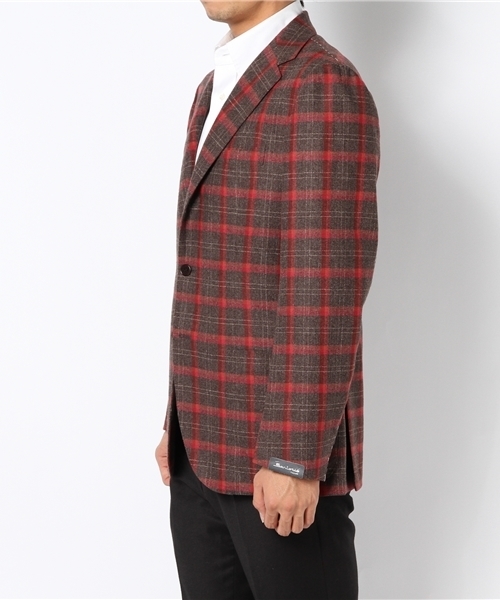 BEAMS F ミックスネップ ウィンドウペーン 3ボタンジャケット お勧め