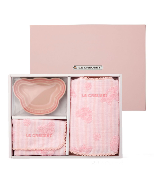 Le Creuset（ルクルーゼ）の「ベビー・デイリー・ギフトセット（ベビーギフト・キッズ・ベージュ系その他/ピンク系その他/ブルー系その他・ONE SIZE）」の6枚目の写真