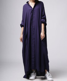 ロングシャツワンピ