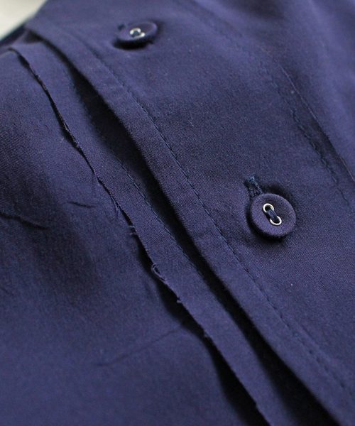 antiqua(アンティカ)の「ロングシャツワンピ(シャツワンピース・レディース・ネイビー/ブラック・FREE)」の9枚目の写真