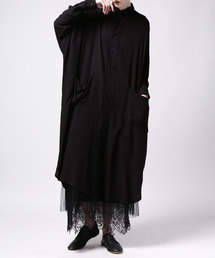 antiqua（アンティカ）の「ロングシャツワンピ（シャツ