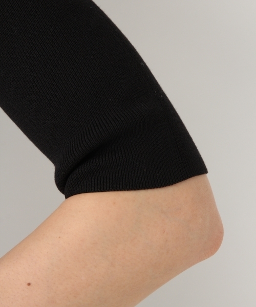 A part by（アパートバイ）の「14GCoMoスカラップ5S 788625（ニット/セーター・レディース・ターコイズブルー/ホワイト/ブラック・FREE）」の9枚目の写真