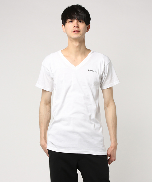 ● ADIDAS ● Vネック Tシャツ WHKTE 424e8da0ad3d.jpg?width=3840&