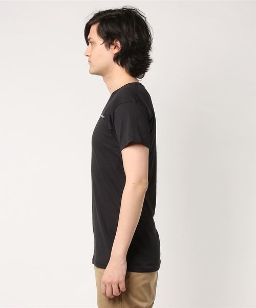 adidas neo(アディダスネオ)の「【adidas neo】VネックTシャツ 同色2枚組(Tシャツ/カットソー・メンズ・ブラック/ホワイト・LARGE/X-LARGE/MEDIUM)」の3枚目の写真