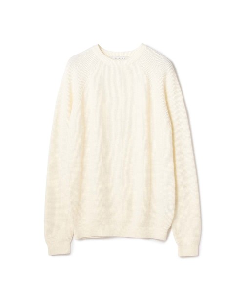 ESTNATION(エストネーション)の「ESTNATION コットンリネンサーマル(ニット/セーター・メンズ・イエロー/ホワイト/ブルー/チャコールグレー・X-LARGE/LARGE/MEDIUM/SMALL)」の2枚目の写真