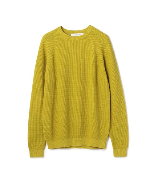 ESTNATION(エストネーション)の「ESTNATION コットンリネンサーマル(ニット/セーター・メンズ・イエロー/ホワイト/ブルー/チャコールグレー・X-LARGE/LARGE/MEDIUM/SMALL)」の4枚目の写真