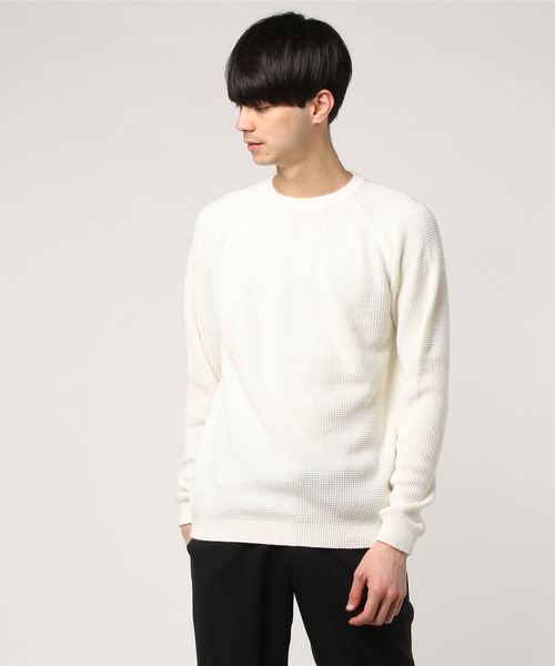 ESTNATION(エストネーション)の「ESTNATION コットンリネンサーマル(ニット/セーター・メンズ・イエロー/ホワイト/ブルー/チャコールグレー・X-LARGE/LARGE/MEDIUM/SMALL)」の10枚目の写真