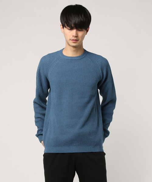 ESTNATION(エストネーション)の「ESTNATION コットンリネンサーマル(ニット/セーター・メンズ・イエロー/ホワイト/ブルー/チャコールグレー・X-LARGE/LARGE/MEDIUM/SMALL)」の8枚目の写真