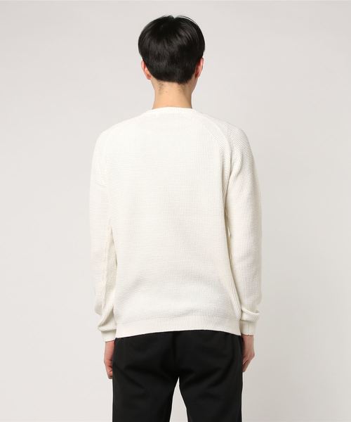 ESTNATION(エストネーション)の「ESTNATION コットンリネンサーマル(ニット/セーター・メンズ・イエロー/ホワイト/ブルー/チャコールグレー・X-LARGE/LARGE/MEDIUM/SMALL)」の5枚目の写真