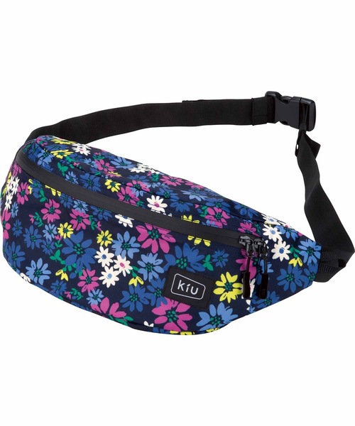 KiU(キウ)の「ウォータープルーフボディバッグ(ボディバッグ/ウエストポーチ・レディース・ブラック/ピンク/グリーン/サンドベージュ/ブラック系その他/ダークブルー/ブルー系その他/ブラック系その他2/カーキ/レッド系その他/ホワイト×ブルー/ブルー系その他2/ブルー系その他3/アニマル/ブルー系その他4/ブラック×カーキ/ホワイト系その他/ブラック系その他3/タイガーカモ/ブルー系その他6/ベージュ系その他/レオパード/ブルー系その他5・FREE)」の12枚目の写真