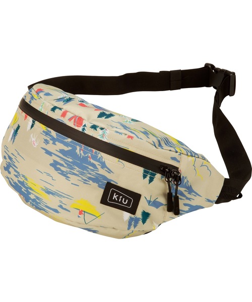 KiU(キウ)の「ウォータープルーフボディバッグ(ボディバッグ/ウエストポーチ・レディース・ブラック/ピンク/グリーン/サンドベージュ/ブラック系その他/ダークブルー/ブルー系その他/ブラック系その他2/カーキ/レッド系その他/ホワイト×ブルー/ブルー系その他2/ブルー系その他3/アニマル/ブルー系その他4/ブラック×カーキ/ホワイト系その他/ブラック系その他3/タイガーカモ/ブルー系その他6/ベージュ系その他/レオパード/ブルー系その他5・FREE)」の8枚目の写真