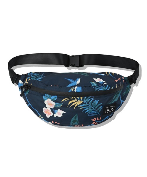 KiU(キウ)の「ウォータープルーフボディバッグ(ボディバッグ/ウエストポーチ・レディース・ブラック/ピンク/グリーン/サンドベージュ/ブラック系その他/ダークブルー/ブルー系その他/ブラック系その他2/カーキ/レッド系その他/ホワイト×ブルー/ブルー系その他2/ブルー系その他3/アニマル/ブルー系その他4/ブラック×カーキ/ホワイト系その他/ブラック系その他3/タイガーカモ/ブルー系その他6/ベージュ系その他/レオパード/ブルー系その他5・FREE)」の14枚目の写真