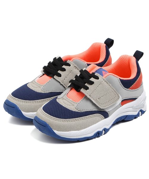 BREEZE（ブリーズ）の「トドラーハイテクスニーカー（スニーカー・キッズ・オフホワイト/グレー/ブラック・20/17/19/21/16/18）」の3枚目の写真