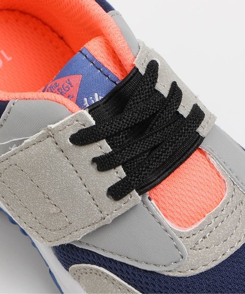 BREEZE（ブリーズ）の「トドラーハイテクスニーカー（スニーカー・キッズ・オフホワイト/グレー/ブラック・20/17/19/21/16/18）」の9枚目の写真