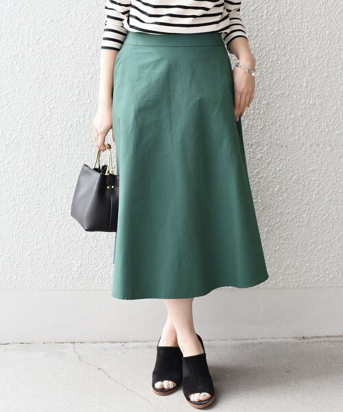 セール】〈手洗い可能〉ソリッドフレアスカート◇（スカート）｜SHIPS  