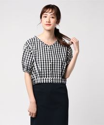 earth music&ecology | ・衿フリルブラウス(シャツ/ブラウス)