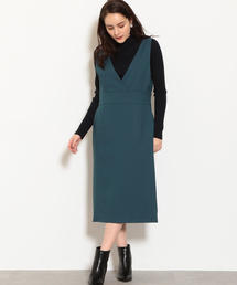 green label relaxing | FM カシュクール ジャンパースカート ◆(ジャンパースカート)