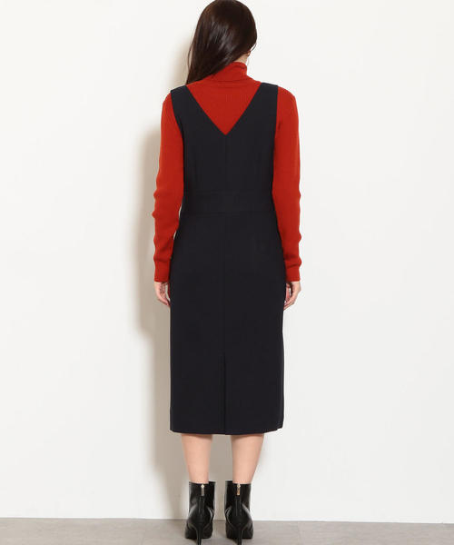 green label relaxing(グリーンレーベルリラクシング)の「FM カシュクール ジャンパースカート ◆(ジャンパースカート・レディース・ケリー/ネイビー・FREE)」の12枚目の写真