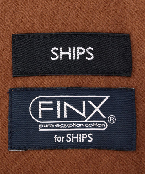 SHIPS（シップス）の「SC: フィンクスコットン フード コート（モッズコート・メンズ・ネイビー/ブラウン・SMALL/LARGE/MEDIUM）」の14枚目の写真
