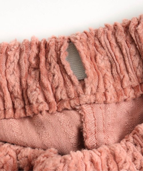 apres les cours（アプレレクール）の「ケーブル編みコールテンショートパンツ ショート丈（その他パンツ・キッズ・アイボリー/ネイビー/ピンク・80/90/100/110/120/130/140）」の11枚目の写真