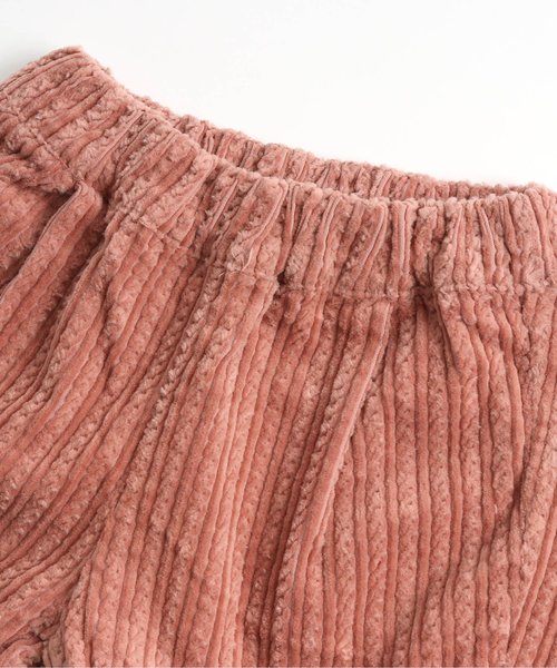 apres les cours（アプレレクール）の「ケーブル編みコールテンショートパンツ ショート丈（その他パンツ・キッズ・アイボリー/ネイビー/ピンク・80/90/100/110/120/130/140）」の16枚目の写真