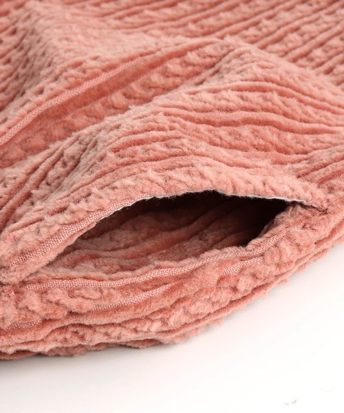 apres les cours（アプレレクール）の「ケーブル編みコールテンショートパンツ ショート丈（その他パンツ・キッズ・アイボリー/ネイビー/ピンク・80/90/100/110/120/130/140）」の12枚目の写真