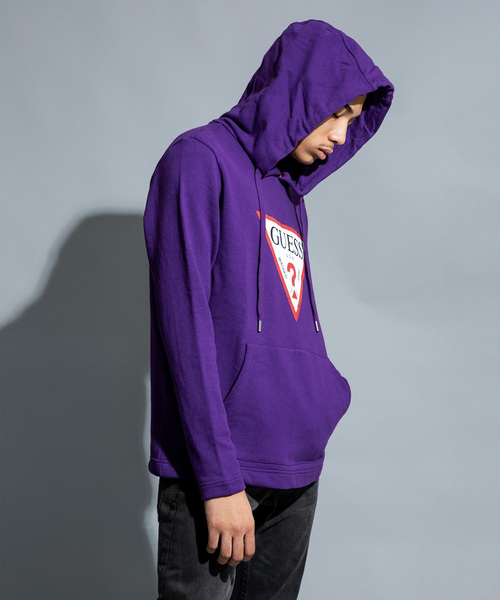 ROOPTOKYO(ループトウキョウ)の「GUESS/ゲス L/S Original HOODIES(パーカー・メンズ・ブラック/パープル/アイボリー・S/M/L/XL)」の3枚目の写真