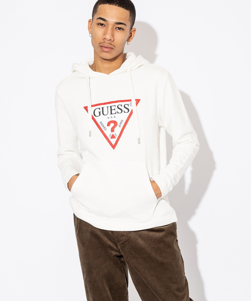 ROOPTOKYO(ループトウキョウ)の「GUESS/ゲス L/S Original HOODIES(パーカー・メンズ・ブラック/パープル/アイボリー・S/M/L/XL)」の2枚目の写真