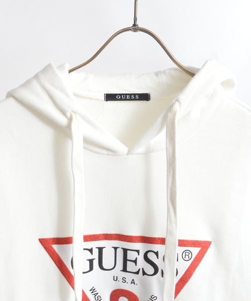 ROOPTOKYO(ループトウキョウ)の「GUESS/ゲス L/S Original HOODIES(パーカー・メンズ・ブラック/パープル/アイボリー・S/M/L/XL)」の8枚目の写真