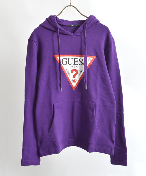 ROOPTOKYO(ループトウキョウ)の「GUESS/ゲス L/S Original HOODIES(パーカー・メンズ・ブラック/パープル/アイボリー・S/M/L/XL)」の13枚目の写真