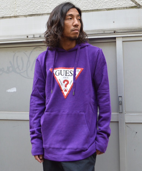 ROOPTOKYO(ループトウキョウ)の「GUESS/ゲス L/S Original HOODIES(パーカー・メンズ・ブラック/パープル/アイボリー・S/M/L/XL)」の21枚目の写真
