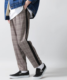 WEGO | WEGO/サイドライン起毛チェックペグトップパンツ(その他パンツ)